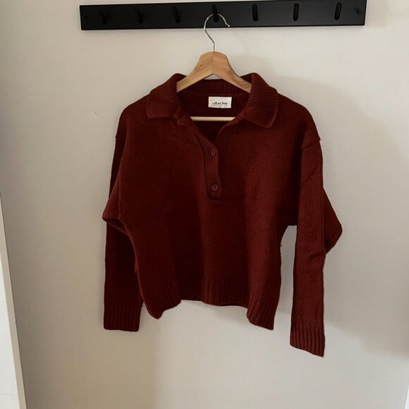 Aritzia (Wilfred) Zosia Collared Sweater - Picture 2 of 4